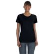 Custom Embroidered Ladies Basic Cotton T-Shirts | https://www.bestnamebadges.com