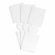 Unsewn White Slim Coolies For Sublimation Printing - Pack... | https://www.bestnamebadges.com