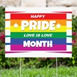 Custom LGBTQ Pride Yard Signs | https://www.bestnamebadges.com