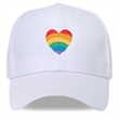 Custom LGBTQ Pride Embroidered Structured Baseball Hats | https://www.bestnamebadges.com