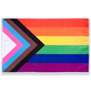 Custom LGBTQ Pride Rally Towels | https://www.bestnamebadges.com
