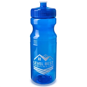 24 Oz Translucent Sports Water Bottles | https://www.bestnamebadges.com