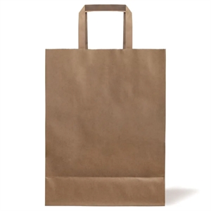 10 X 13 Inch Custom Paper Shopping Bag With Handles | https://www.bestnamebadges.com