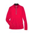 UltraClub Ladies Cool & Dry Sport Quarter-Zip Pullover | https://www.bestnamebadges.com