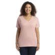 Next Level Ladies Relaxed V-Neck T-Shirt | https://www.bestnamebadges.com
