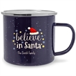 Personalized Believe In Santa Campfire Mugs | https://www.bestnamebadges.com