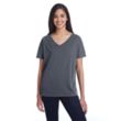 Threadfast Apparel Ladies' Triblend Fleck Short-Sleeve V-... | https://www.bestnamebadges.com