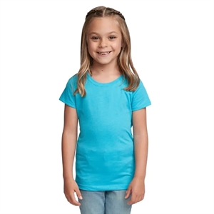 Next Level Apparel Youth Princess CVC T-Shirt | https://www.bestnamebadges.com