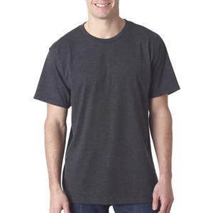 Bayside Adult Adult Heather Ring-Spun Jersey Tee | https://www.bestnamebadges.com