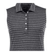 Puma Golf Ladies' Rotation Stripe Sleeveless Polo | https://www.bestnamebadges.com