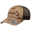 Yupoong YP Classics® Retro Trucker Multicam® Snapback | https://www.bestnamebadges.com