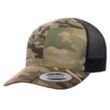 Yupoong YP Classics® Retro Trucker Multicam® Snapback | https://www.bestnamebadges.com