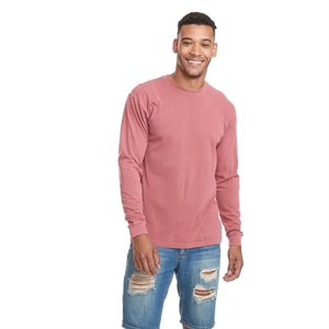 Next Level Apparel Adult Inspired Dye Long-Sleeve Crew | https://www.bestnamebadges.com
