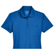 CORE365 Ladies' Origin Performance Pique Polo With Pocket | https://www.bestnamebadges.com