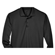 UltraClub Adult Cool & Dry Sport Long-Sleeve Polo | https://www.bestnamebadges.com