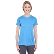 UltraClub Ladies' Cool & Dry Heathered Performance T-Shirt | https://www.bestnamebadges.com