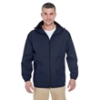 UltraClub Adult Microfiber Full-Zip Hooded Jacket | https://www.bestnamebadges.com