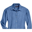 UltraClub Ladies' Cypress Denim | https://www.bestnamebadges.com