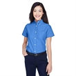 UltraClub Ladies' Classic Wrinkle-Resistant Short-Sleeve ... | https://www.bestnamebadges.com