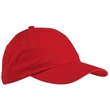 Big Accessories 6-Panel Brushed Twill Unstructured Cap | https://www.bestnamebadges.com