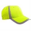 Big Accessories Reflective Accent Safety Cap | https://www.bestnamebadges.com
