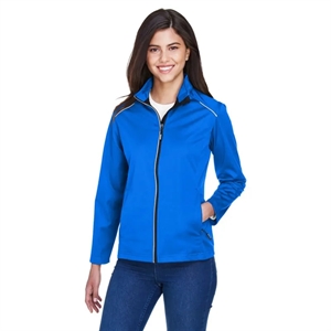 CORE365 Ladies' Techno Lite Three-Layer Knit Tech-Shell | https://www.bestnamebadges.com