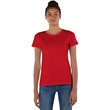 Champion Ladies' Ringspun Cotton T-Shirt | https://www.bestnamebadges.com
