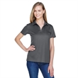 Devon & Jones CrownLux Performance™ Ladies' Plaited Polo | https://www.bestnamebadges.com