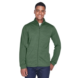 Devon & Jones Men's Newbury Colorblock Melange Fleece Ful... | https://www.bestnamebadges.com