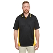 Harriton Men's Flash Snag Protection Plus IL Colorblock Polo | https://www.bestnamebadges.com