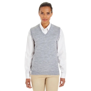 Harriton Ladies' Pilbloc™ V-Neck Sweater Vest | https://www.bestnamebadges.com