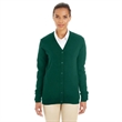 Harriton Ladies' Pilbloc™ V-Neck Button Cardigan Sweater | https://www.bestnamebadges.com
