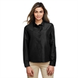 Harriton Ladies' Key West Long-Sleeve Performance Staff S... | https://www.bestnamebadges.com