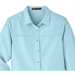 Harriton Ladies' Key West Long-Sleeve Performance Staff S... | https://www.bestnamebadges.com