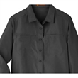 Harriton Ladies' Key West Long-Sleeve Performance Staff S... | https://www.bestnamebadges.com