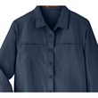 Harriton Ladies' Key West Long-Sleeve Performance Staff S... | https://www.bestnamebadges.com