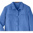 Harriton Ladies' Key West Long-Sleeve Performance Staff S... | https://www.bestnamebadges.com