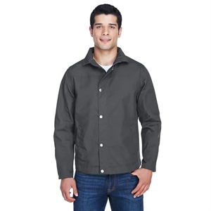 Harriton Men's Auxiliary Canvas Work Jacket | https://www.bestnamebadges.com