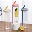 Outdoor Portable Cup w/ Straw | https://www.bestnamebadges.com