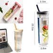 Outdoor Portable Cup w/ Straw | https://www.bestnamebadges.com