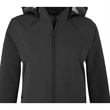 North End Ladies' City Hybrid Soft Shell Hooded Jacket | https://www.bestnamebadges.com