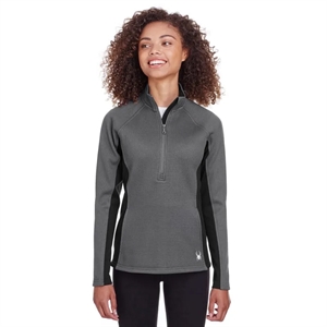 Spyder Ladies' Constant Half-Zip Sweater | https://www.bestnamebadges.com