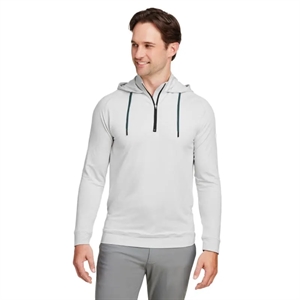Swannies Golf Men's Vandyke Quarter-Zip Hooded Sweatshirt | https://www.bestnamebadges.com