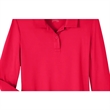 Team 365 Ladies' Zone Performance Long Sleeve Polo | https://www.bestnamebadges.com