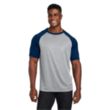 Team 365 Unisex Zone Colorblock Raglan T-Shirt | https://www.bestnamebadges.com