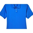 UltraClub Ladies' Platinum Performance Pique Polo With Te... | https://www.bestnamebadges.com
