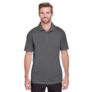 UltraClub Men's Cavalry Twill Performance Polo | https://www.bestnamebadges.com