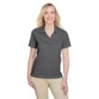 UltraClub Ladies' Cavalry Twill Performance Polo | https://www.bestnamebadges.com