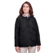 UltraClub Ladies' Dawson Quilted Hacking Jacket | https://www.bestnamebadges.com