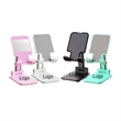 Adjustable Height Angle Foldable Phone Small Ipad Stand | https://www.bestnamebadges.com